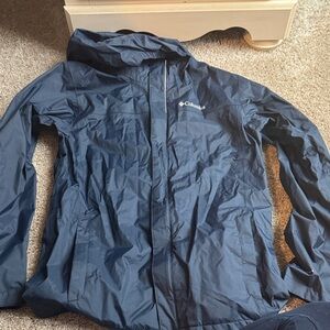 Columbia Navy Hooded Jacket